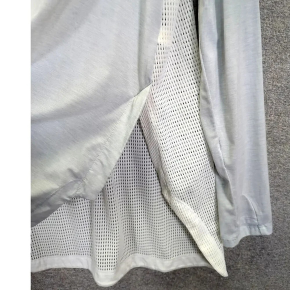 Athleta DEREK LAM 10C Long Sleeve Athletic Wear Mesh Back Blue, White Size Large - Picture 3 of 12